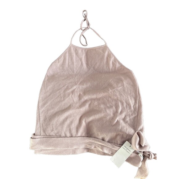 Philosophy Alberta Ferretti Halter Neck Open Wrap Back Fine Knit Wool Sweater 8 - Picture 1 of 10